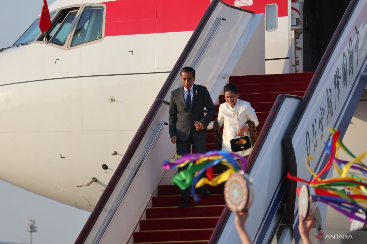 Saat Presiden Jokowi - Wapres Ma'ruf Amin bergantian datang ke China