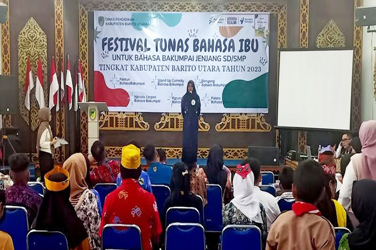 Dinas Pendidikan Barito Utara gelar Festival Tunas Bahasa Ibu