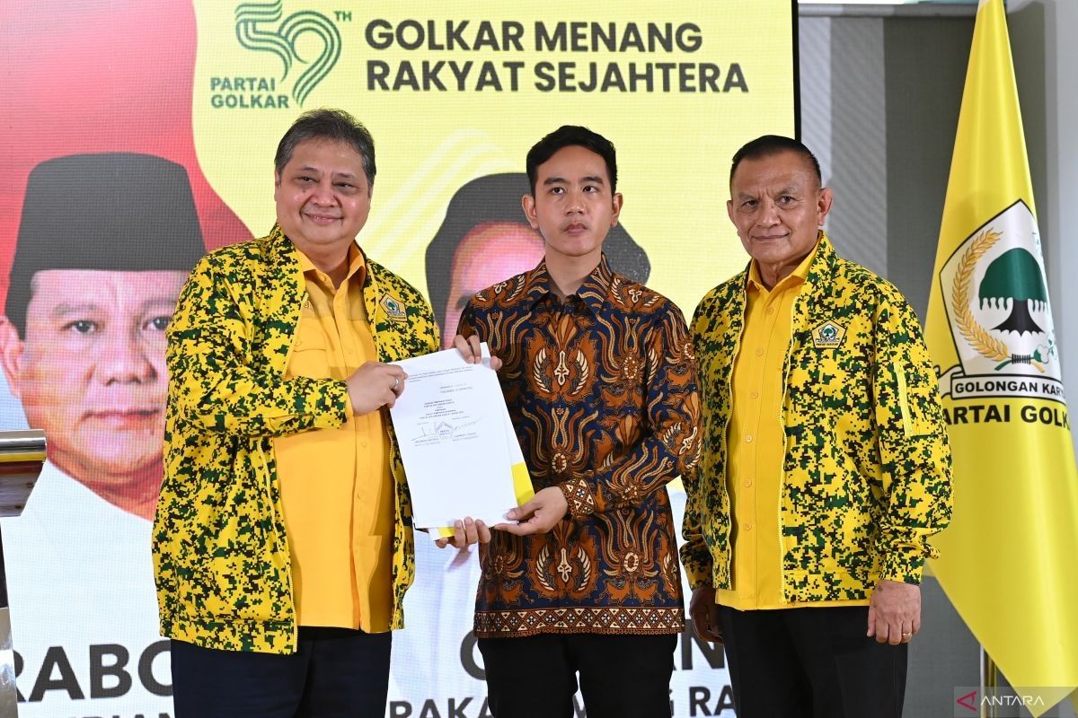 Gibran siap tindaklanjuti rekomendasi Golkar bersama Prabowo Subianto