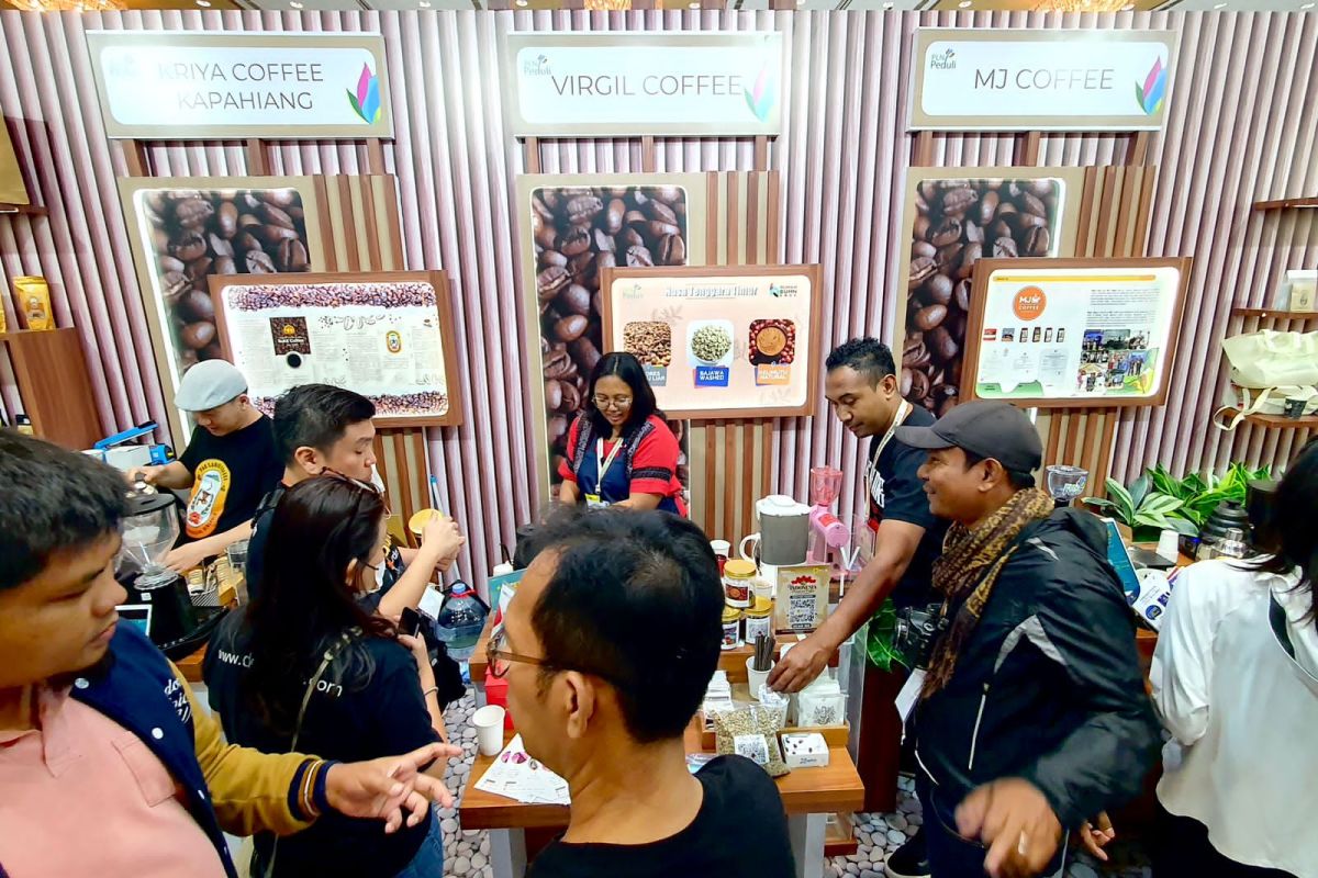Ikuti Indonesia premium coffee expo, UMKM binaan PLN laris manis diminati