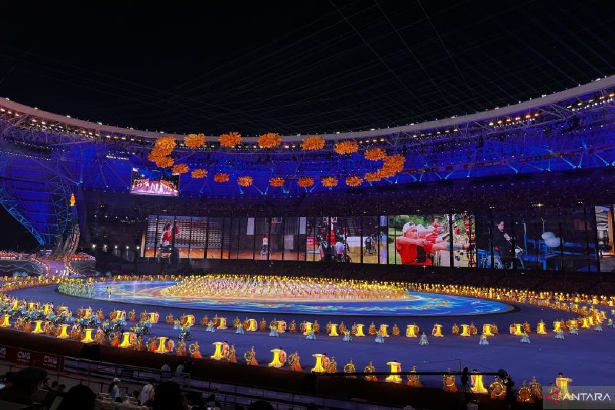 Kemilau Hangzhou disajikan di pembukaan Asian Para Games