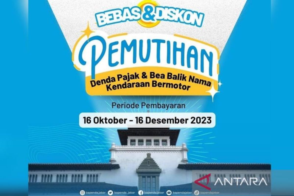 Samsat Bogor diskon denda pajak-BBN hingga 16 Desember 2023