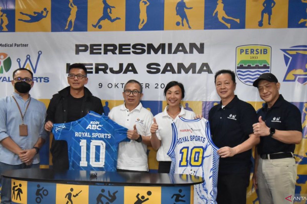 Royal Sports ikat kerja sama dengan Persib dan Prawira Harum