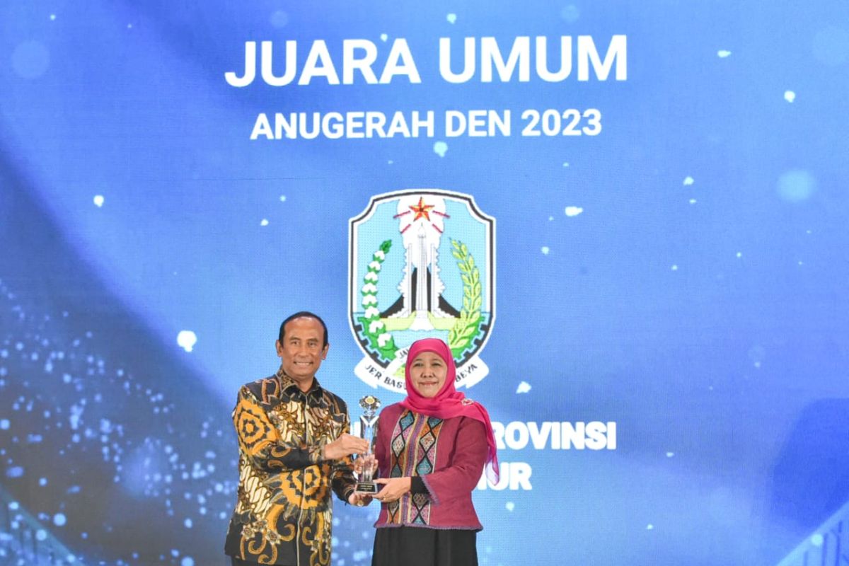 Jawa Timur jadi juara umum Anugerah DEN 2023