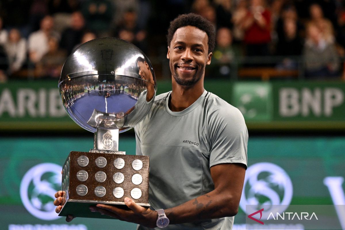 Petenis veteran Gael Monfils menangi gelar ATP ke-12nya di Stockholm