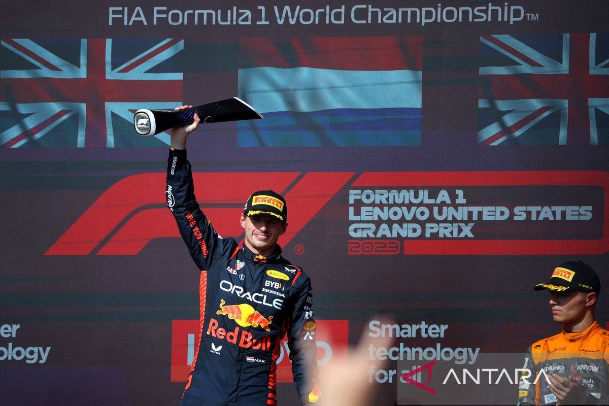 Max Verstappen juara F1 Grand Prix Amerika Serikat - ANTARA News