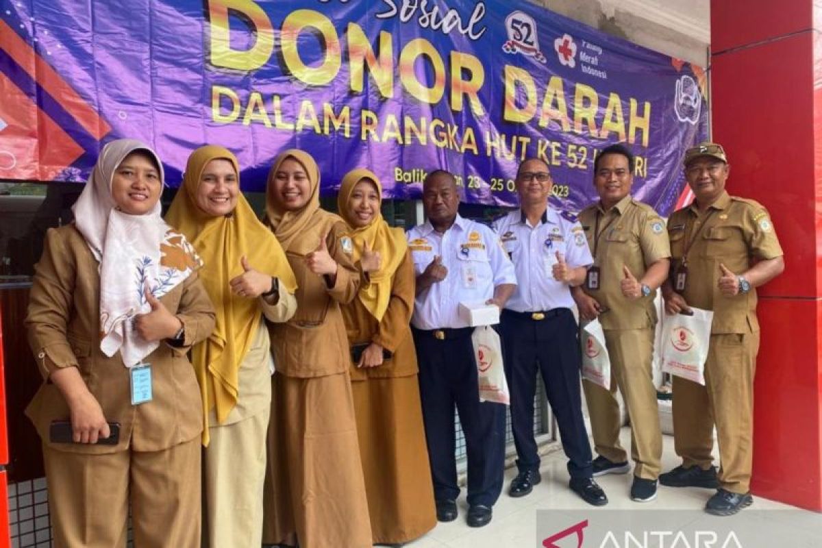 Peringati HUT Korpri ke-52  ASN Balikpapan gelar donor darah