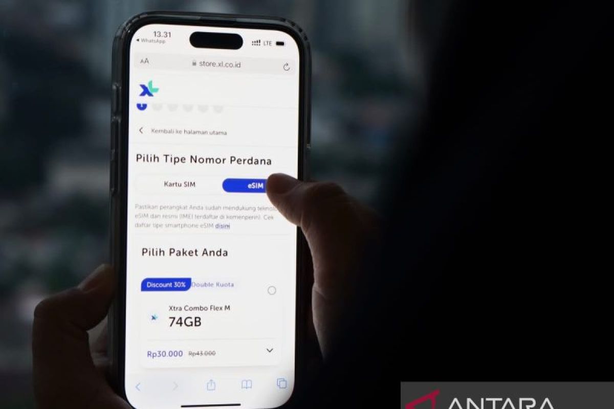 e-SIM XL Axiata banyak keunggulan dan mudah aktivasinya