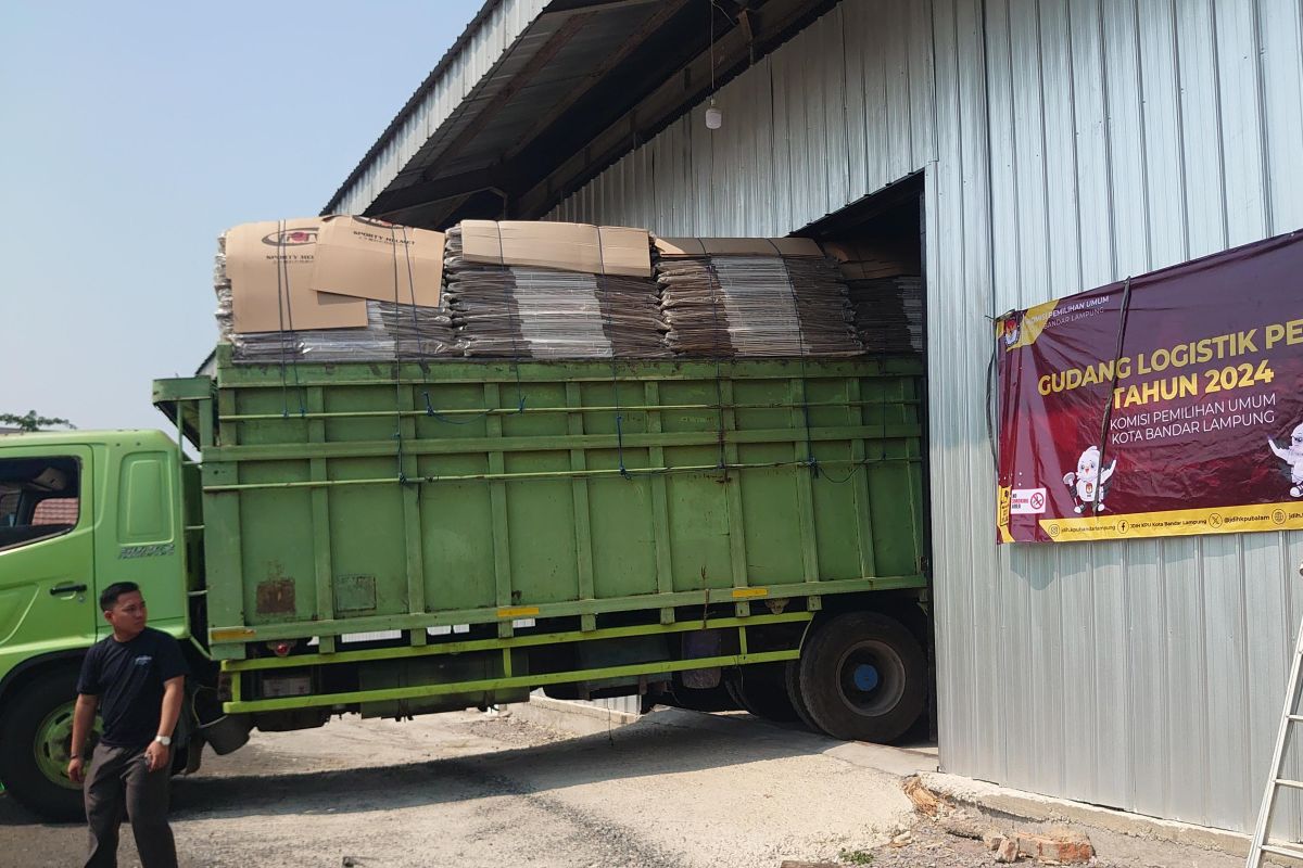KPU Bandarlampung siapkan dua gudang penyimpanan logistik