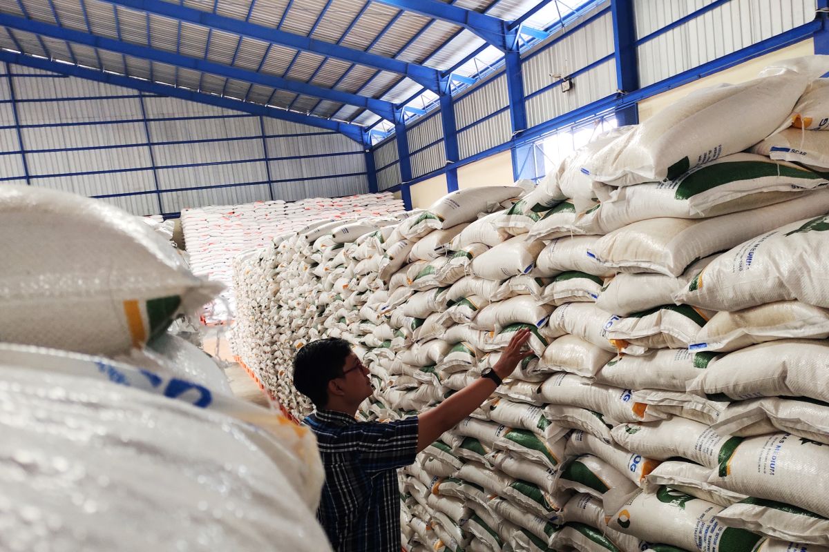 Realisasi penyaluran beras SPHP Lampung mencapai 21.587 ton