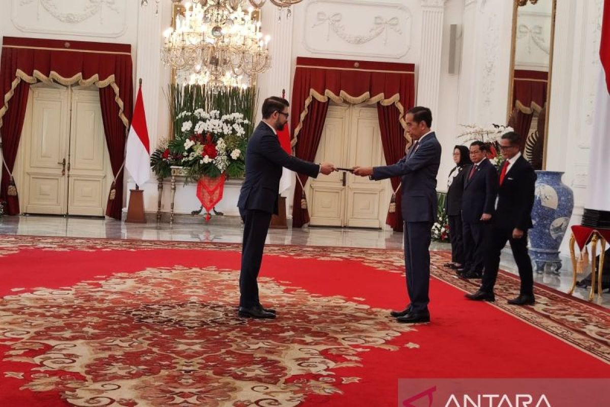 Presiden Jokowi terima surat kepercayaan 12 duta besar negara sahabat