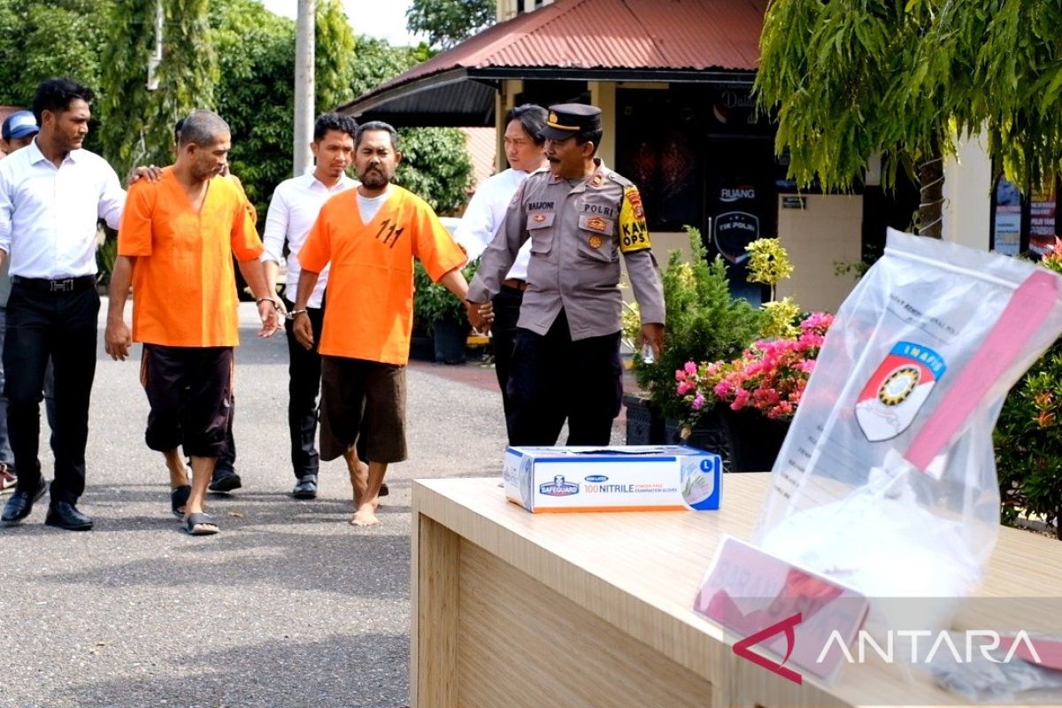 Polisi tangkap dua tersangka kasus peredaran obat tramadol di Aceh Utara