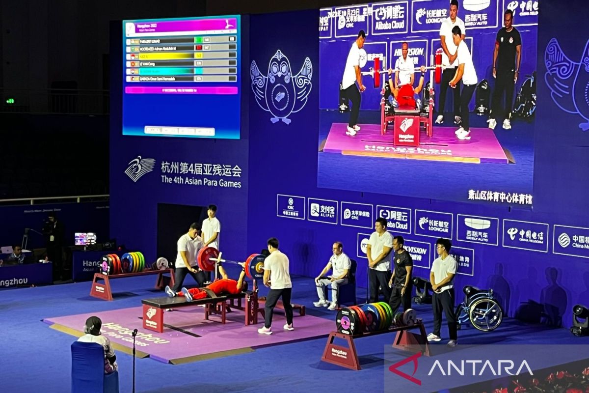 Pelatih pastikan kondisi atlet powerlifting prima di APG Hangzhou