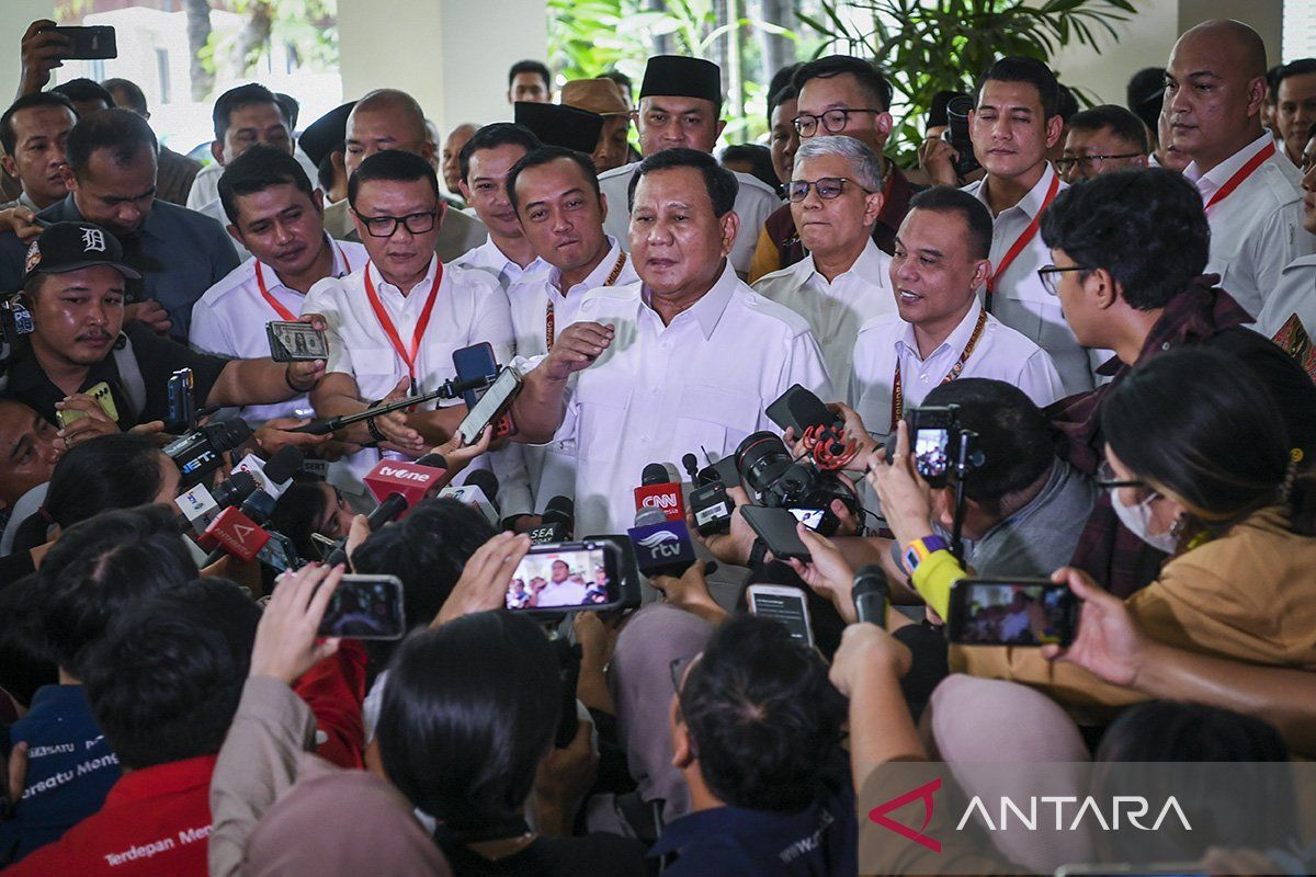 Prabowo: Partai KIM konsolidasi internal usai penetapan Prabowo-Gibran