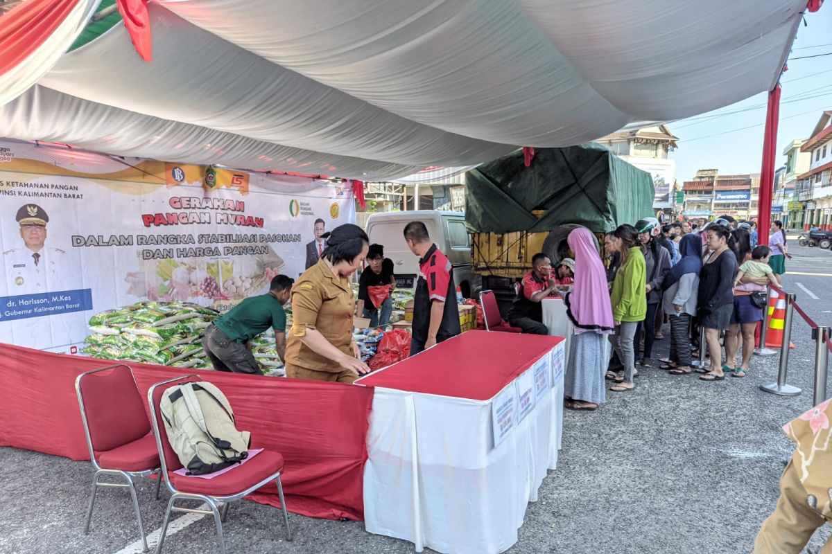 Kalbar jaga daya beli hadirkan gerakan pangan murah di Kota Singkawang