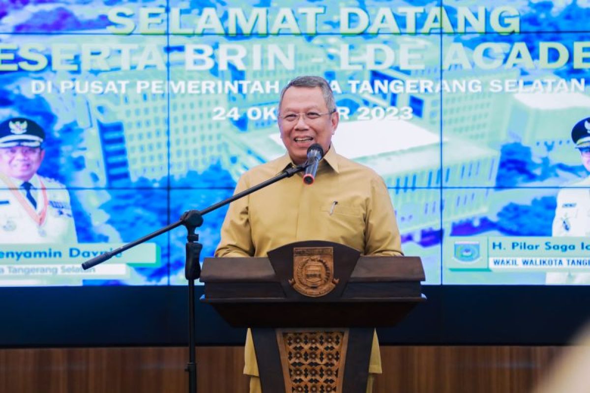 Wali Kota harap BRIN - LDE bantu kemajuan Kota Tangerang Selatan