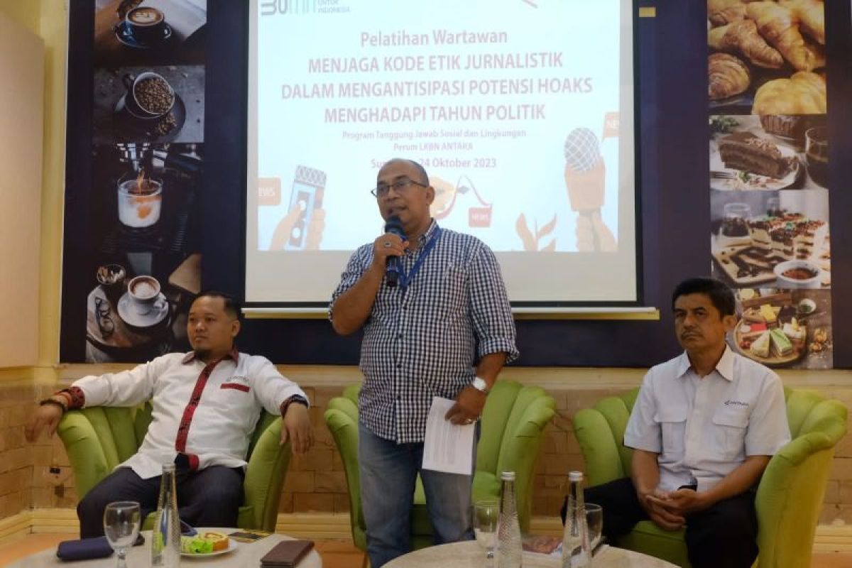 Jelang pemilu, LKBN ANTARA gelar pelatihan wartawan di Surabaya