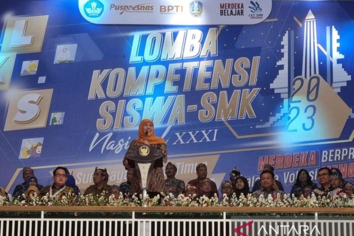 Khofifah: LKS SMK Tingkat Nasional lahirkan siswa unggul dan kompeten