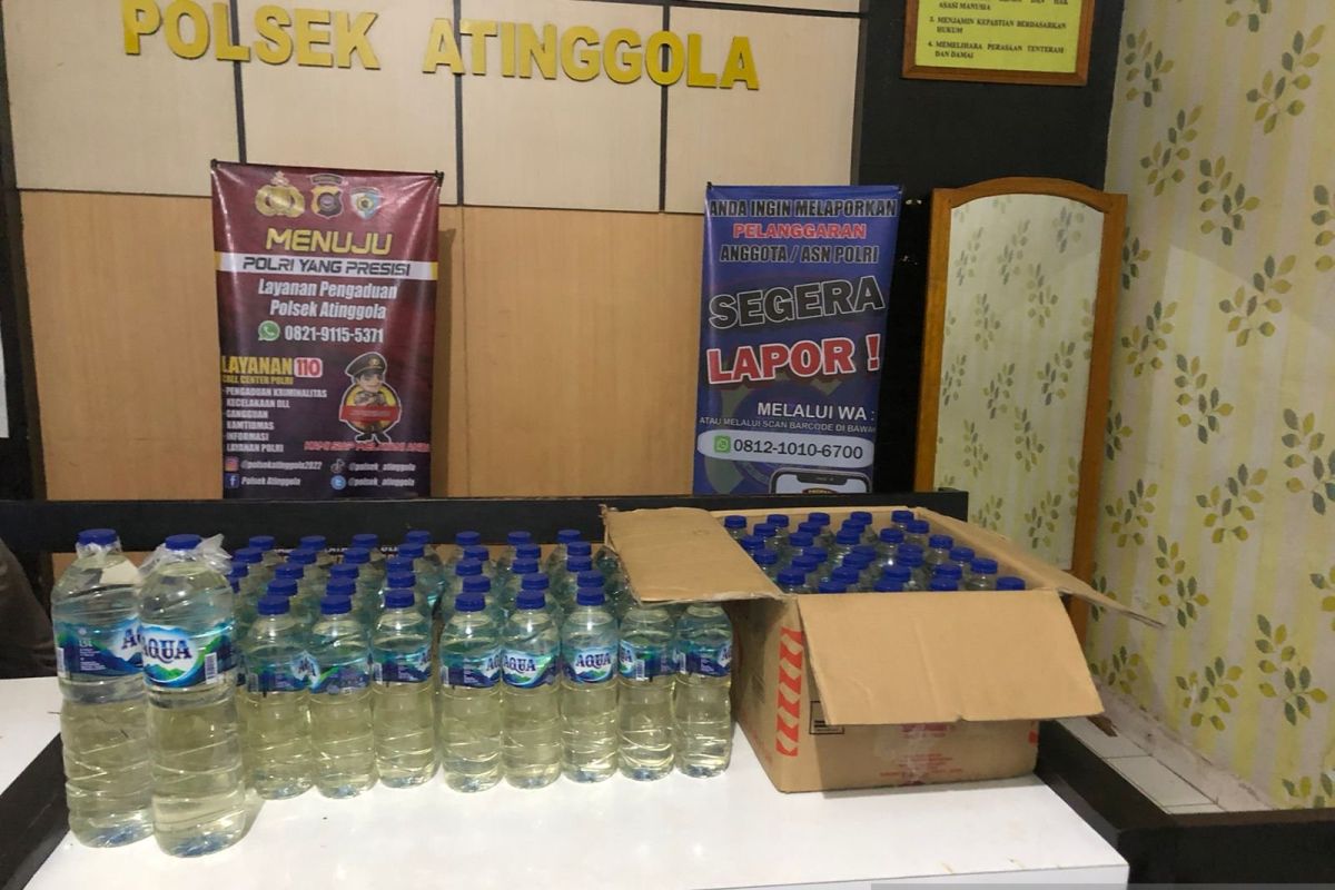 Polres Gorontalo Utara razia minuman keras dan penyakit masyarakat