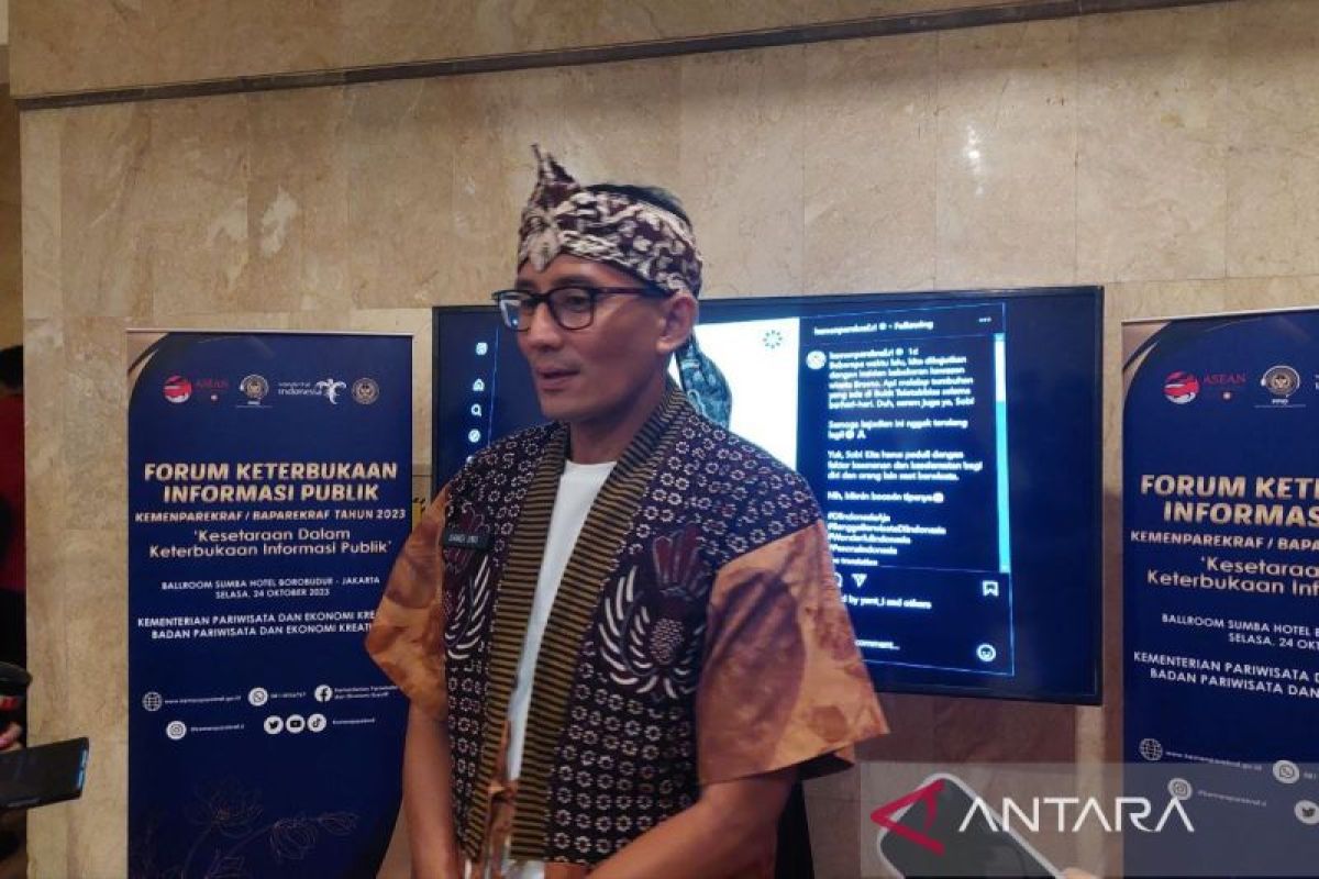 Sandiaga siap selesaikan tugas di Kemenparekraf hingga akhir jabatan