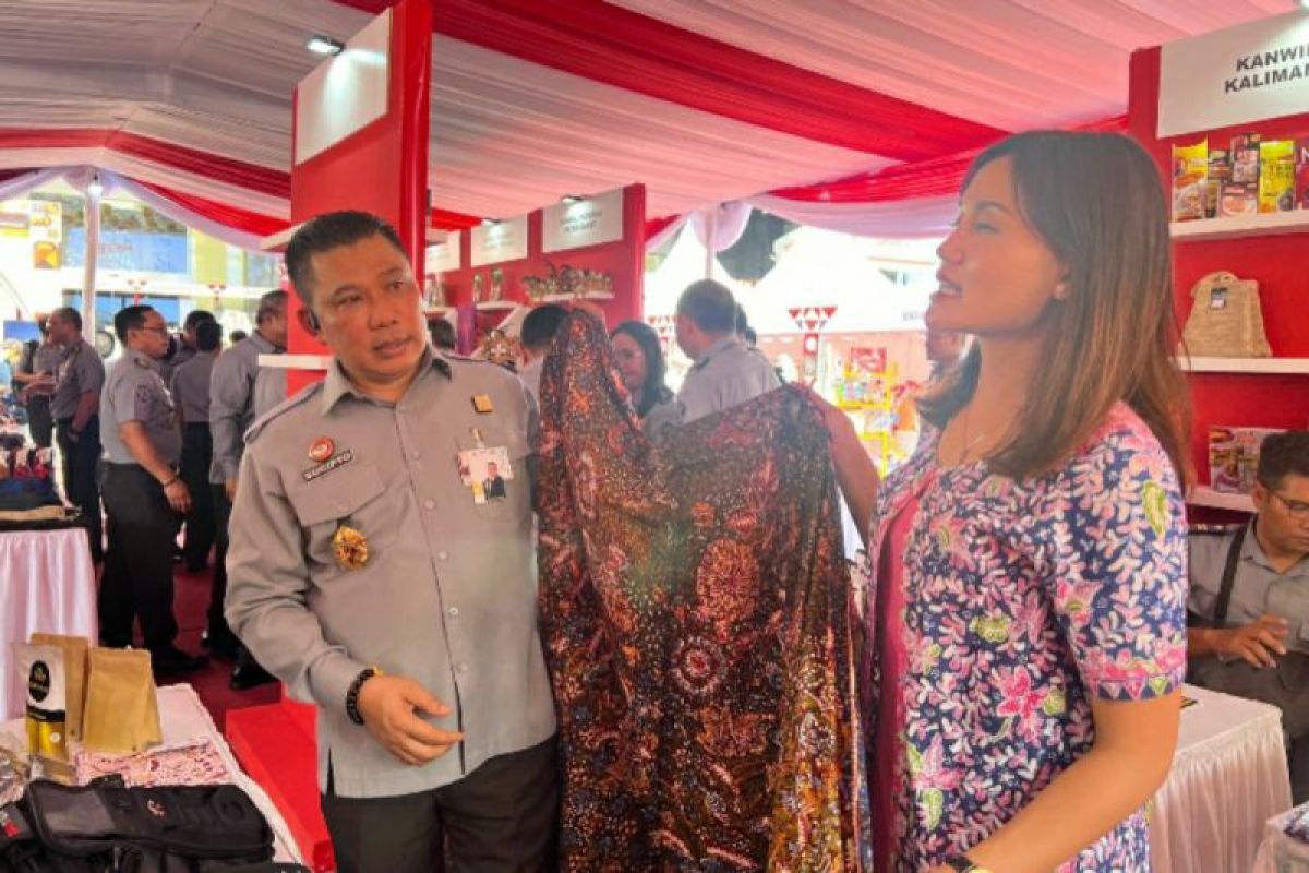 Kemenkumham Jateng promosikan batik tulis Lasem di Festival Merek Indonesia