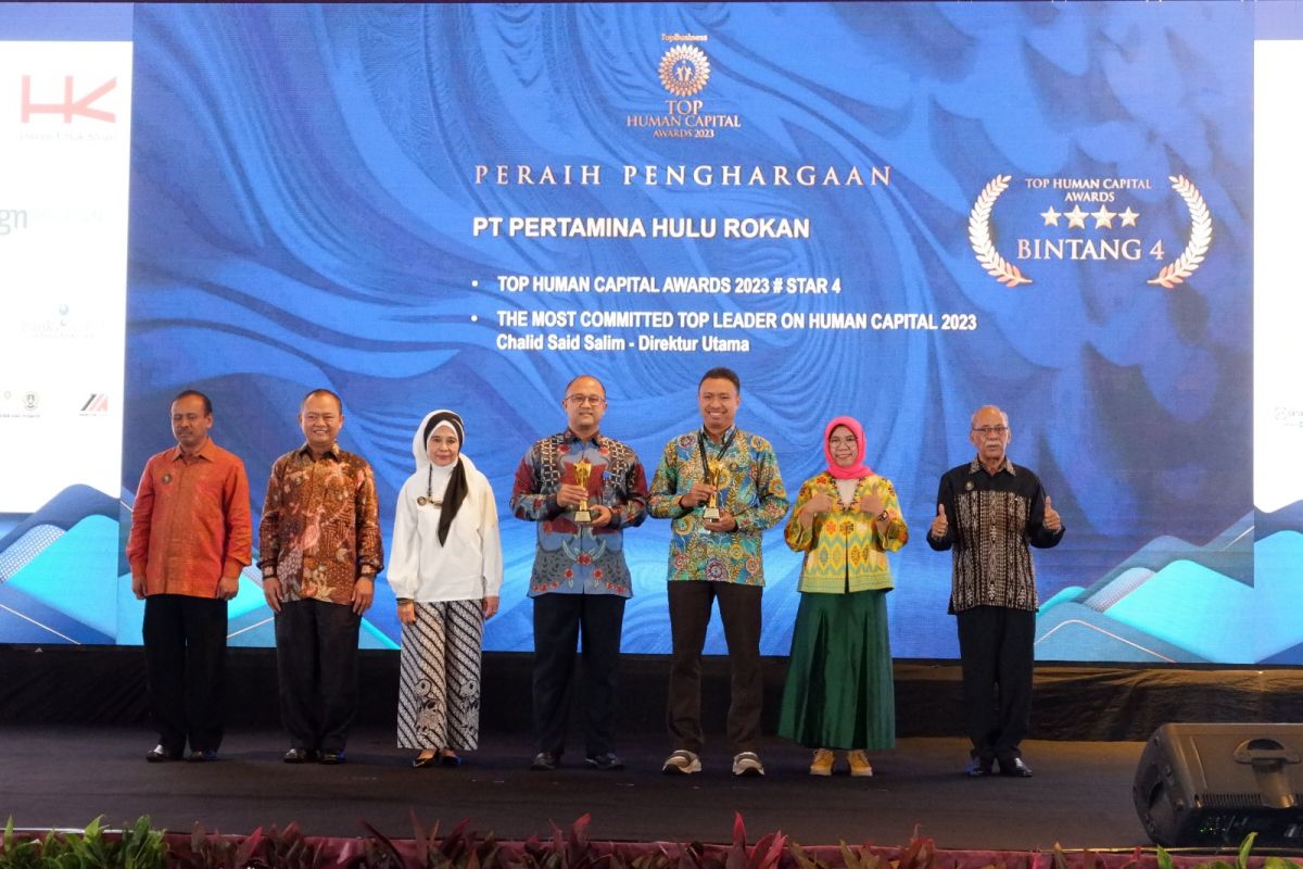 Pertamina Hulu Rokan raih "Top Human Capital Awards" 2023