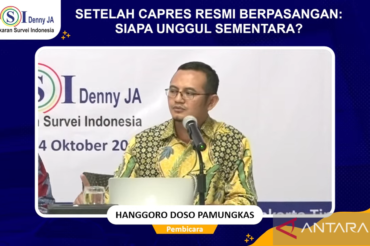 LSI Denny JA : Pasangan Prabowo-Gibran unggul dari capres-cawapres lainnya