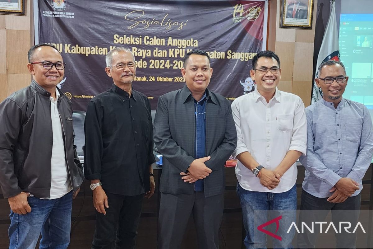 KPU Kalbar buka penerimaan anggota KPU Kubu Raya-Sanggau