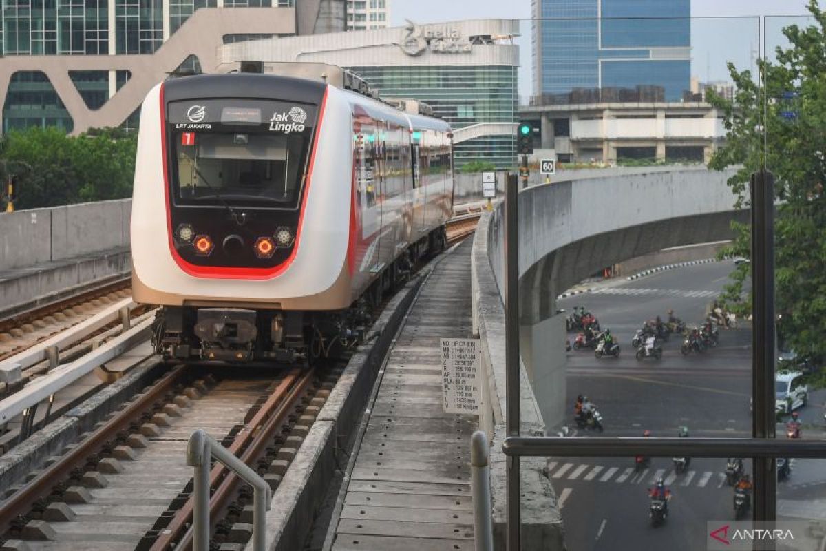 Lrt Jakarta Fase 1 B Diusulkan Hingga Dukuh Atas Antara News