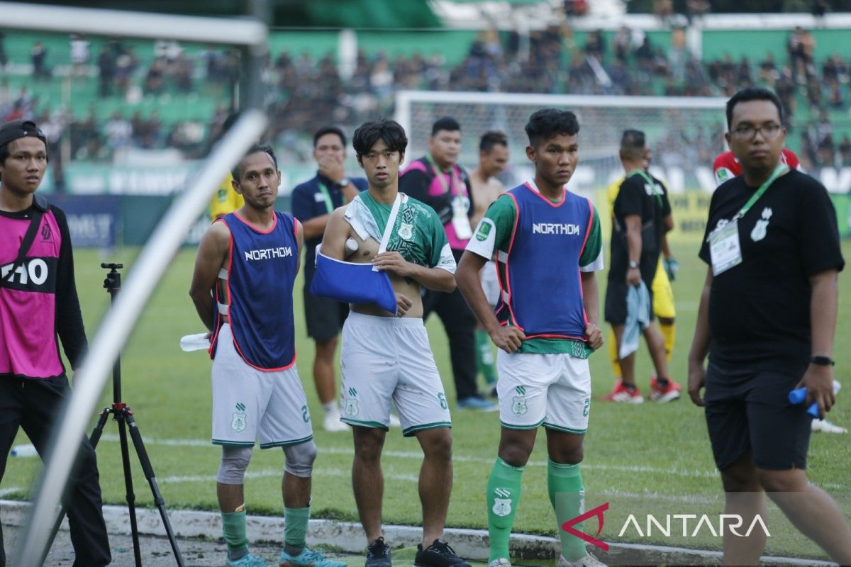 Pelatih PSMS Medan sebut Kim Jin-Sung alami cedera bahu