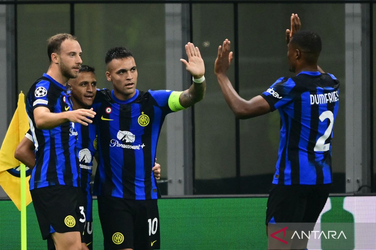 Taklukkan Salzburg 2-1, Inter Milan ambil alih pucuk klasemen Grup D Liga Champions