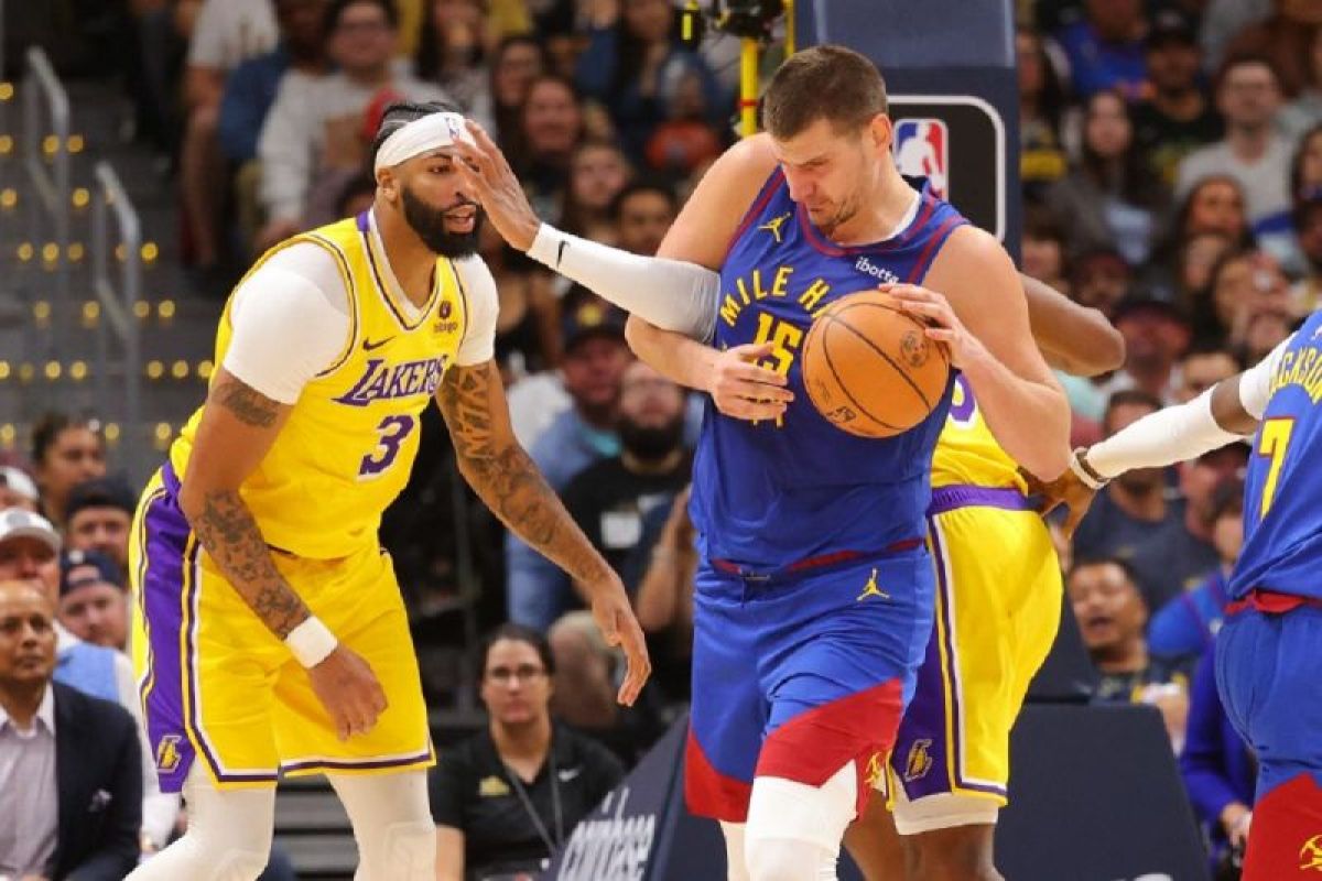 NBA: Jokic kembali cetak triple-double di gim pertama