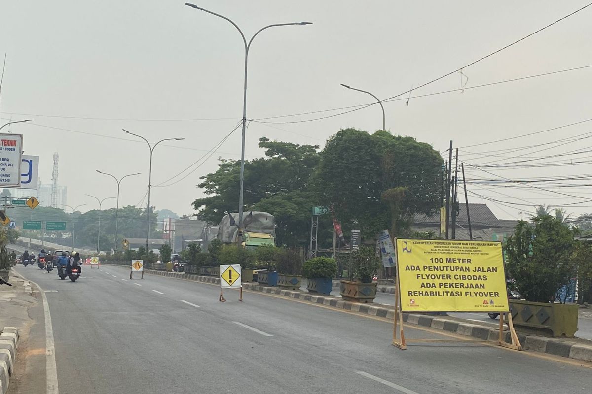 Jalan layang Taman Cibodas Tangerang ditutup selama rehabilitasi