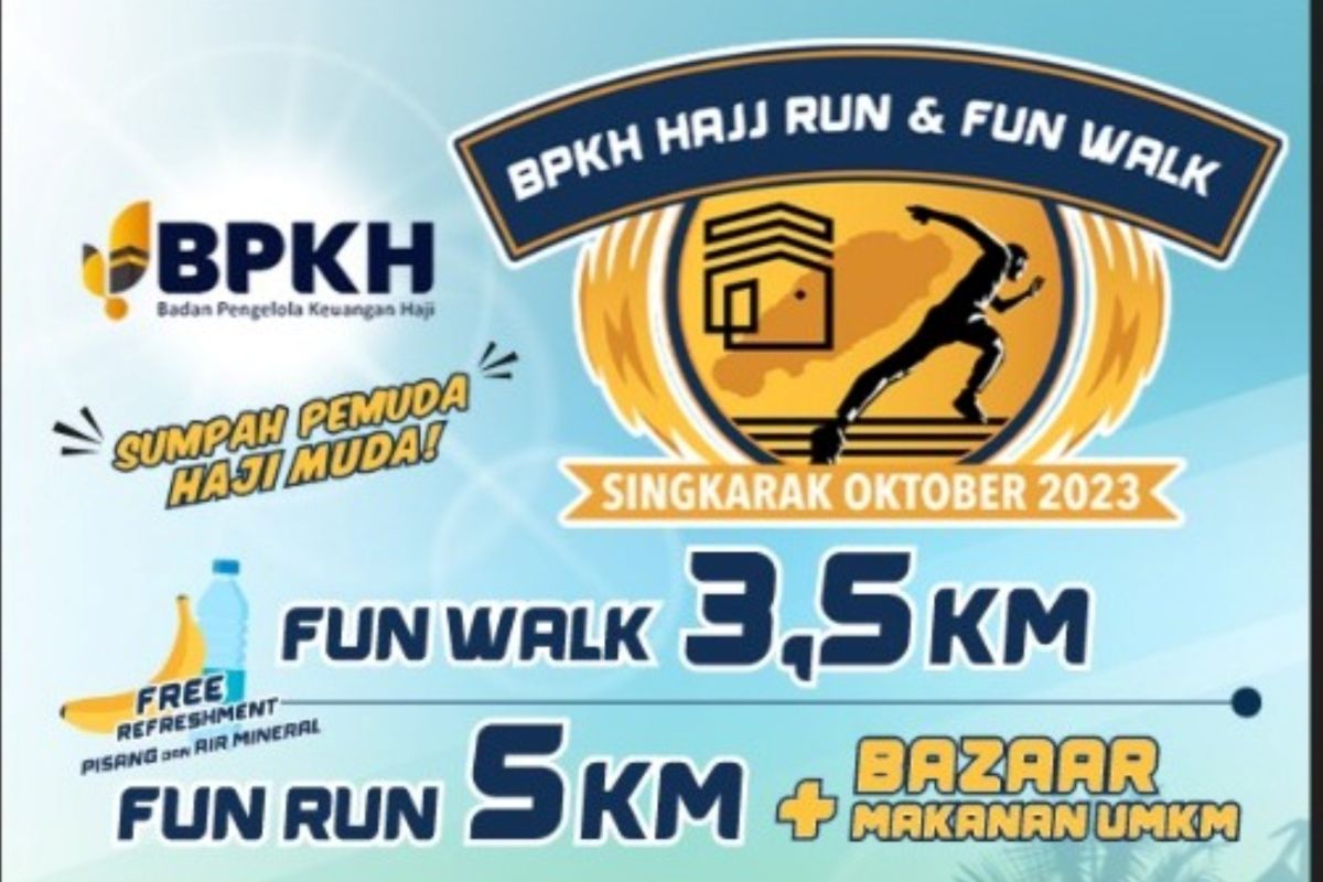 BPKH Hajj Run & Fun Walk usung sport tourism kenalkan wisata Singkarak