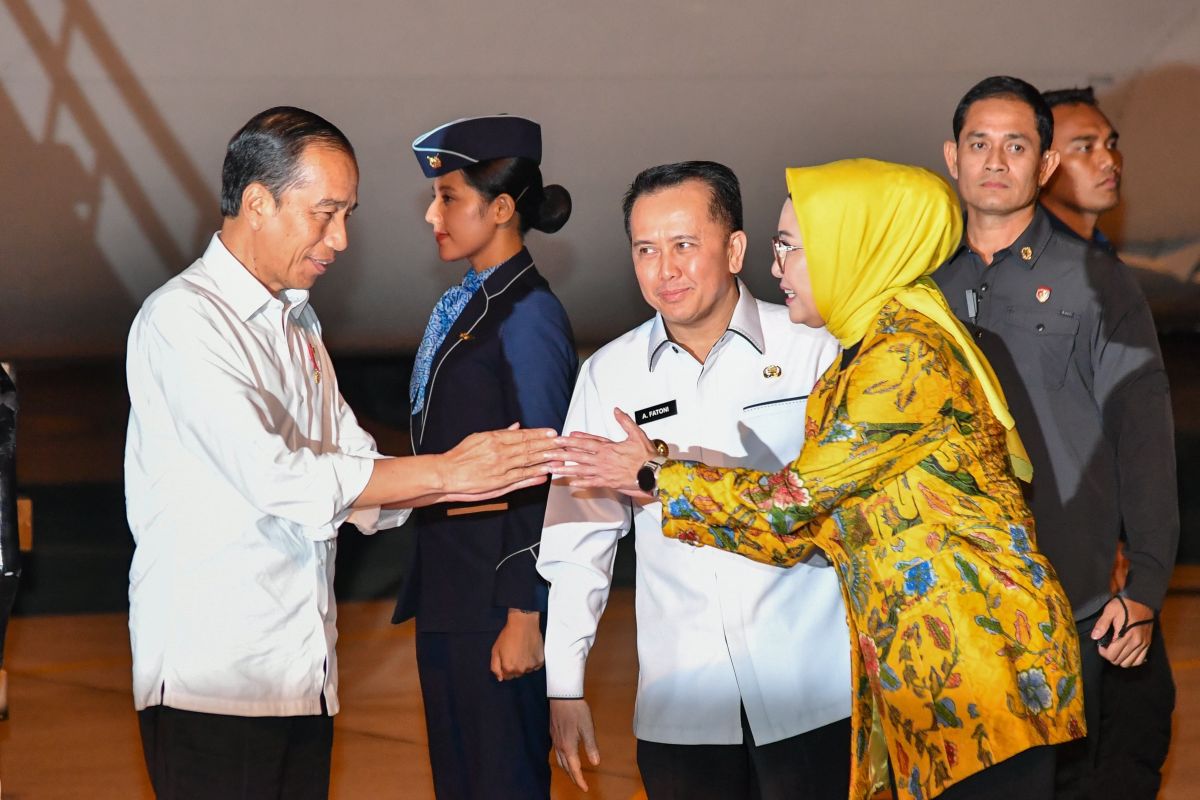 Joko Widodo lanjutkan kunjungan kerja ke Sumatera Selatan