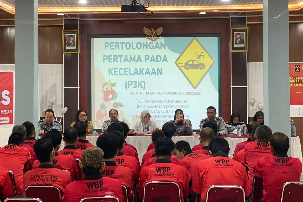 Lapas Kelas I Medan melatih 30 WBP  kader kesehatan