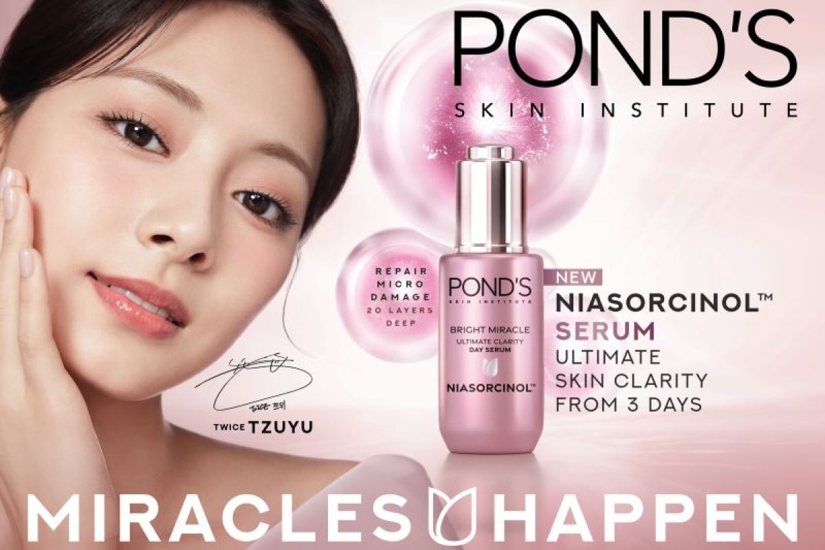 Pond's Skin hadirkan produk Bright Miracle bersama Tzuyu TWICE