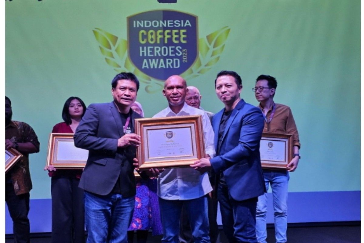 PTFI meraih penghargaan Indonesia Coffee Heroes Award 2023