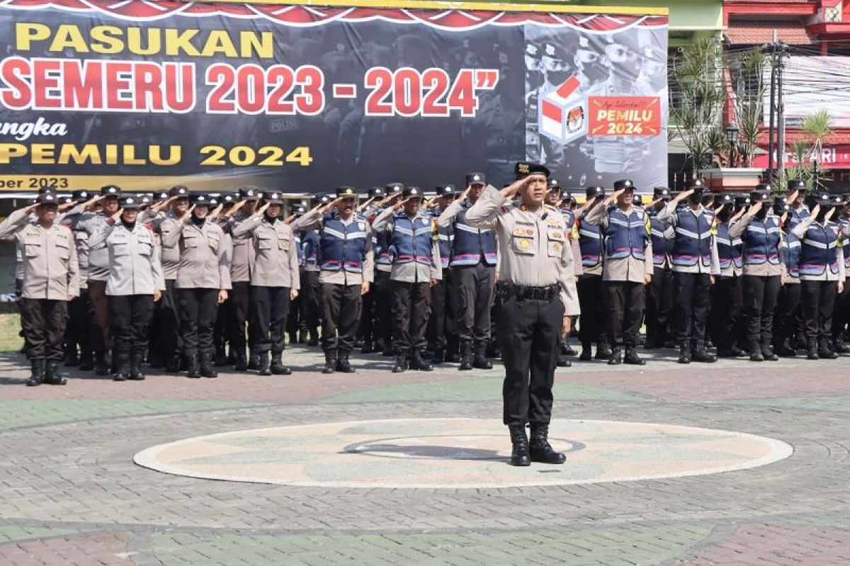 Polres Malang siapkan puluhan ribu personel untuk pengamanan Pemilu