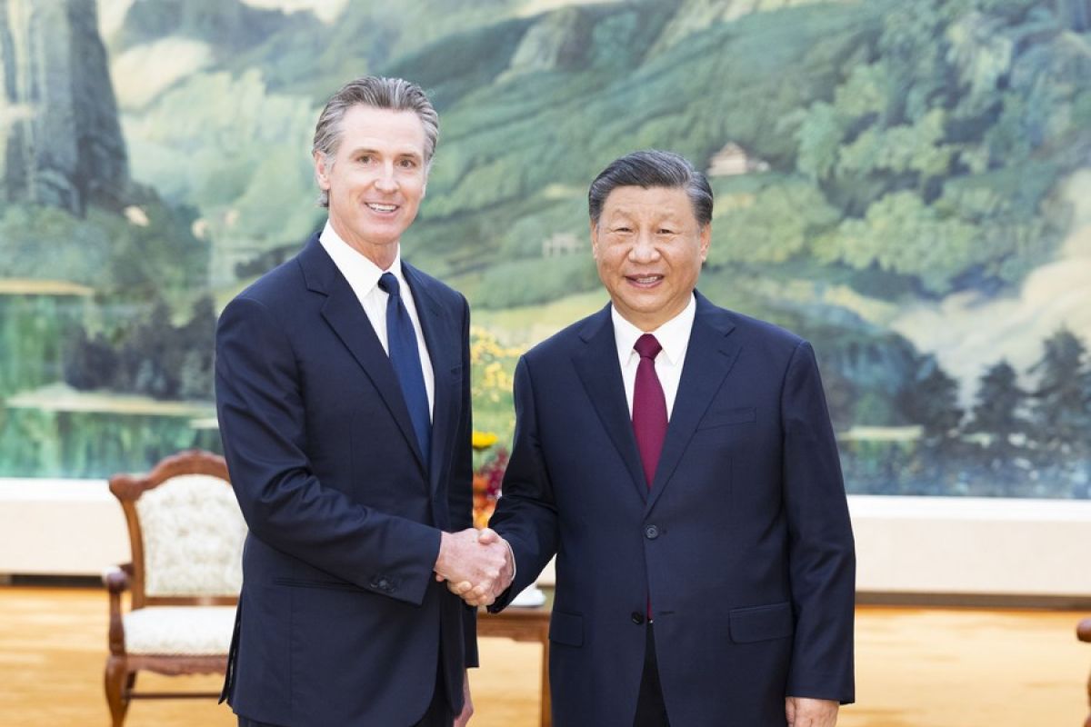 Presiden China bertemu Gubernur California di Beijing