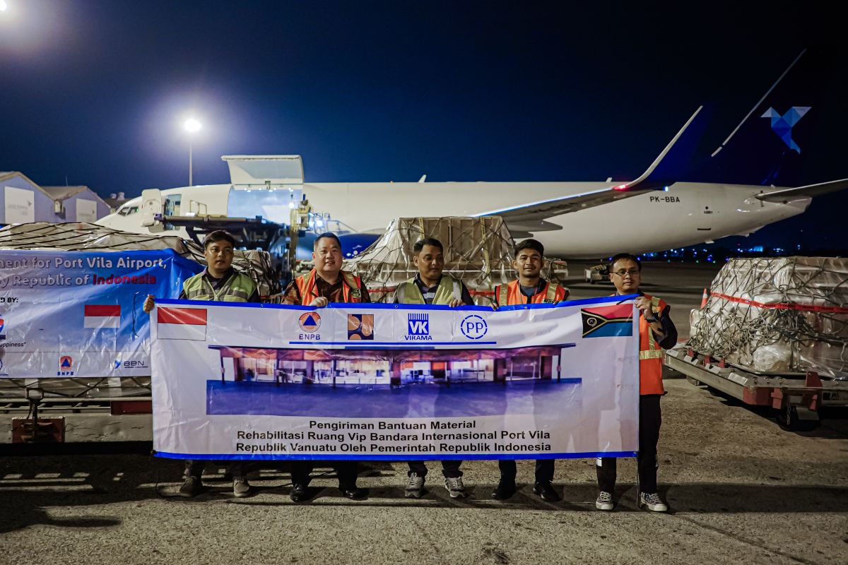 BBN Airlines Indonesia memfasilitasi pengiriman bantuan ke Vanuatu