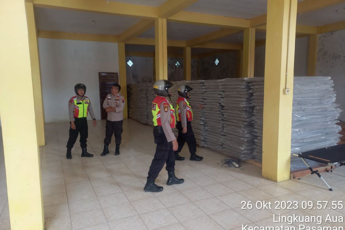 Polres Pasaman Barat pastikan keamanan logistik pemilu di KPU