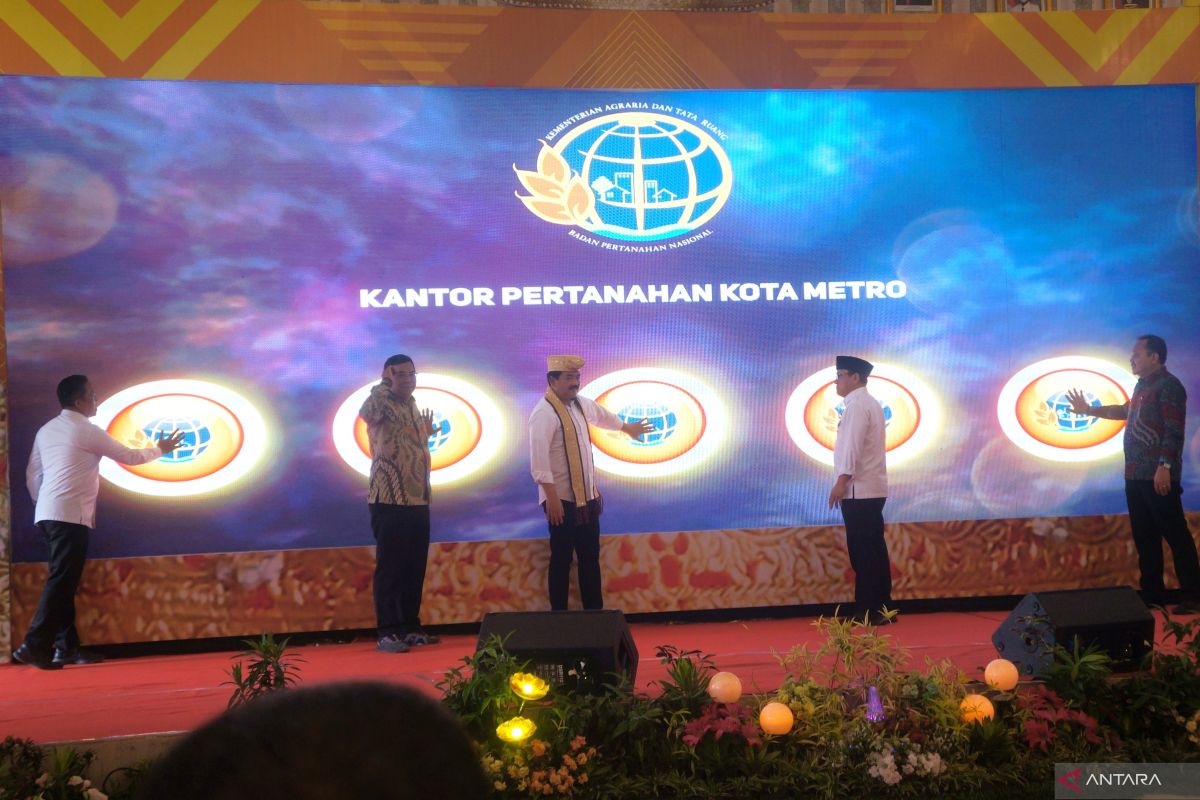 Menteri ATR deklarasikan Metro Lampung kota lengkap pertama Sumatera