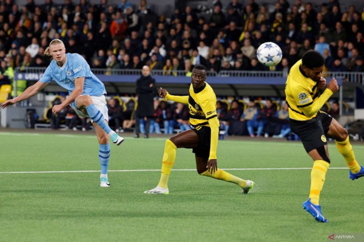 Manchester City lolos ke babak 16 besar usai Young Boys 3-0