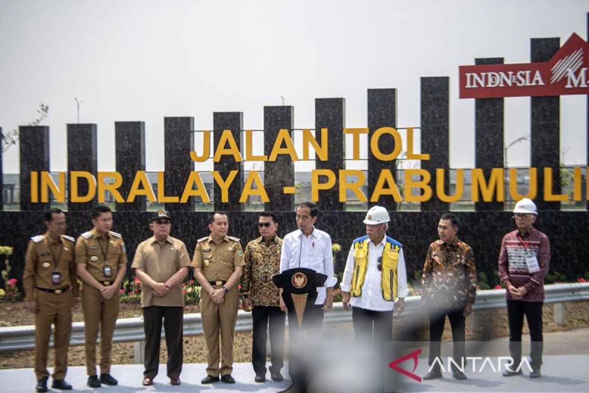Presiden Jokowi resmikan Tol Indralaya-Prabumulih