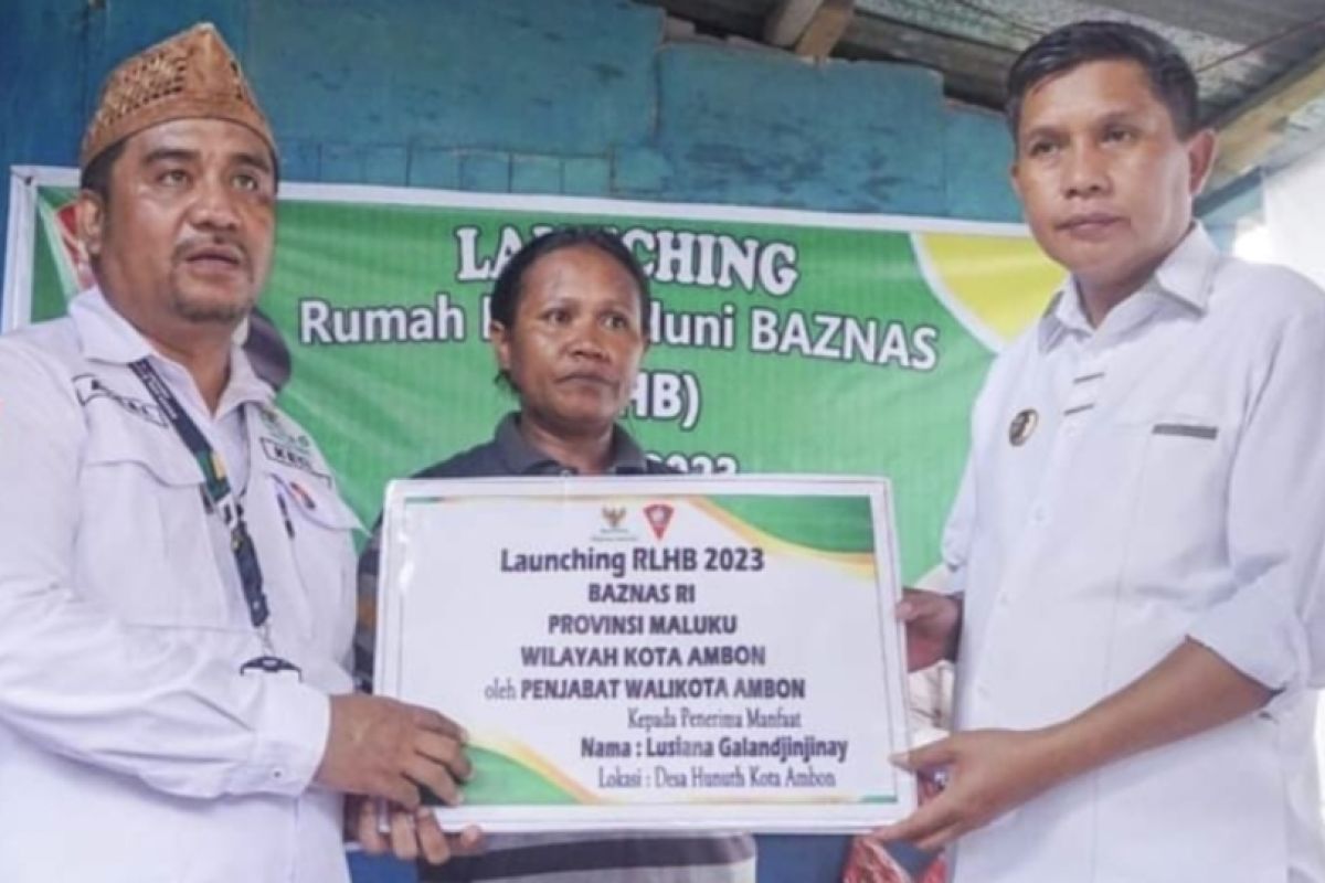 BAZNAS Maluku salurkan  bantuan Rumah Layak Huni di Ambon