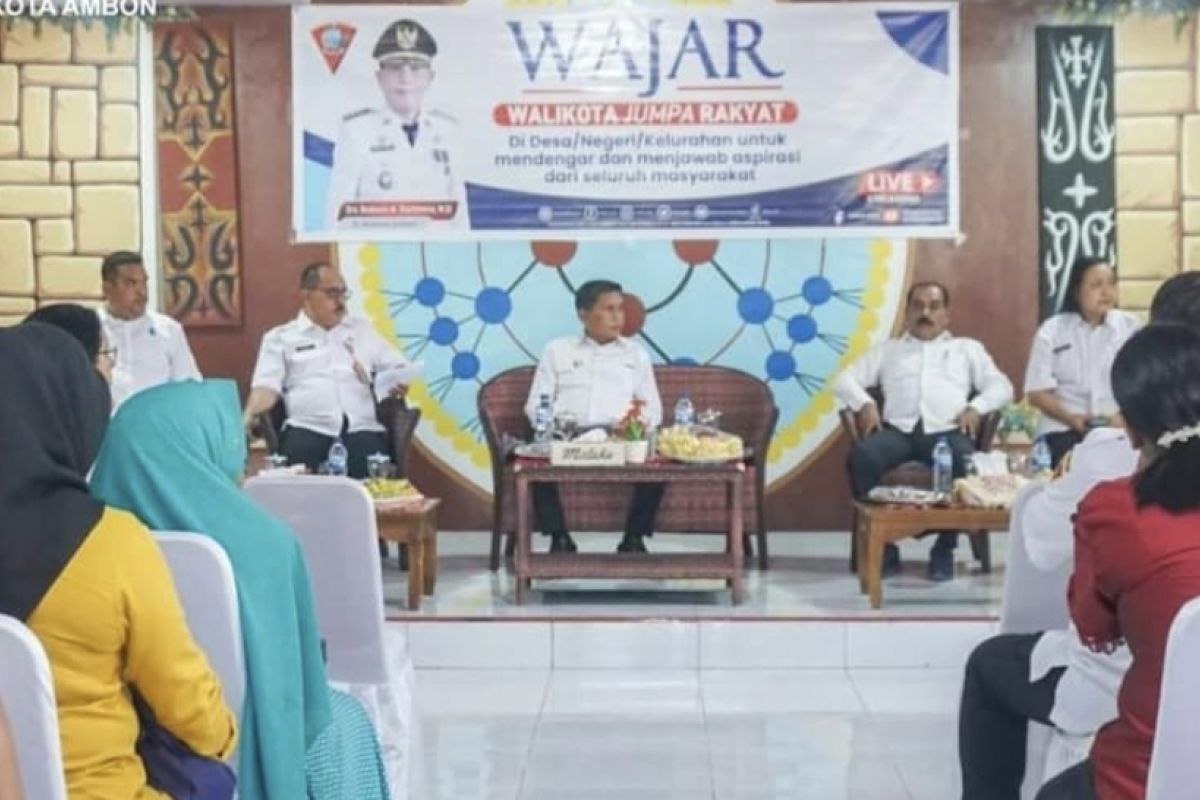 Pemkot Ambon alihkan program wali kota jumpa rakyat ke desa-kelurahan tampung aspirasi warga