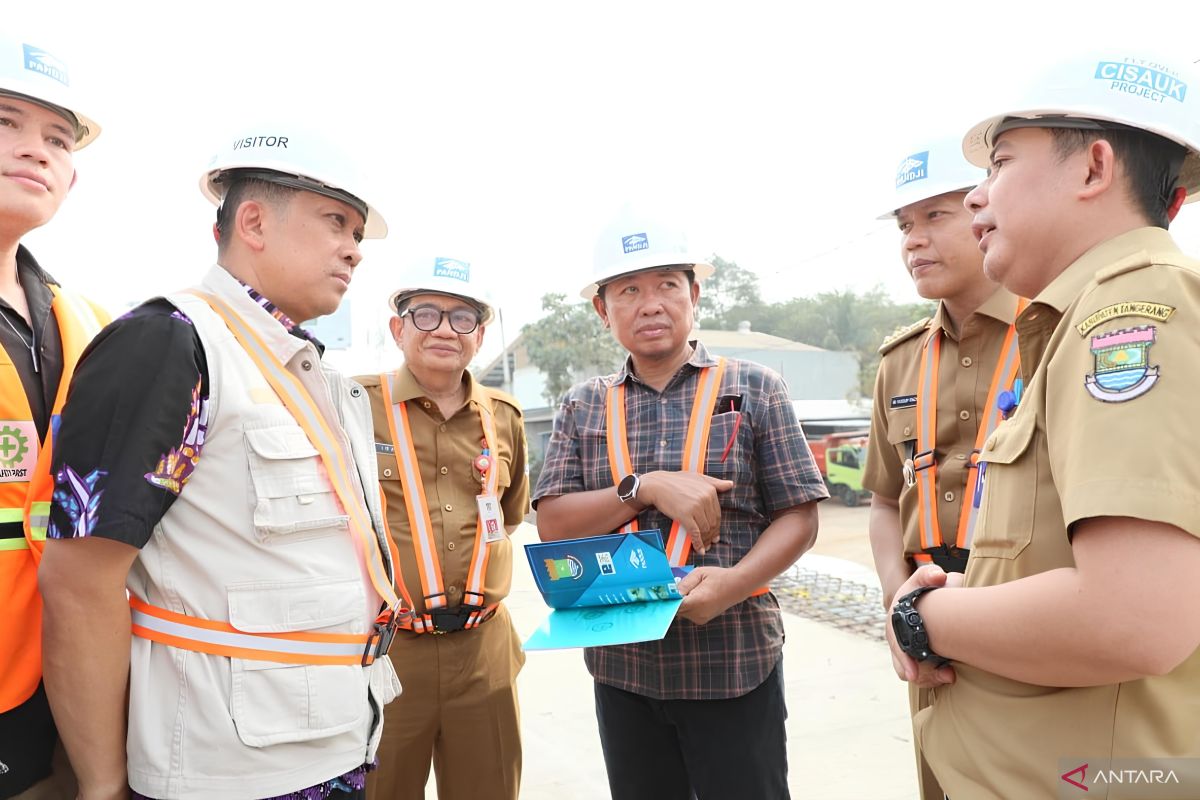 Pembangunan jalan layang di Cisauk Kabupaten Tangerang capai 84 persen
