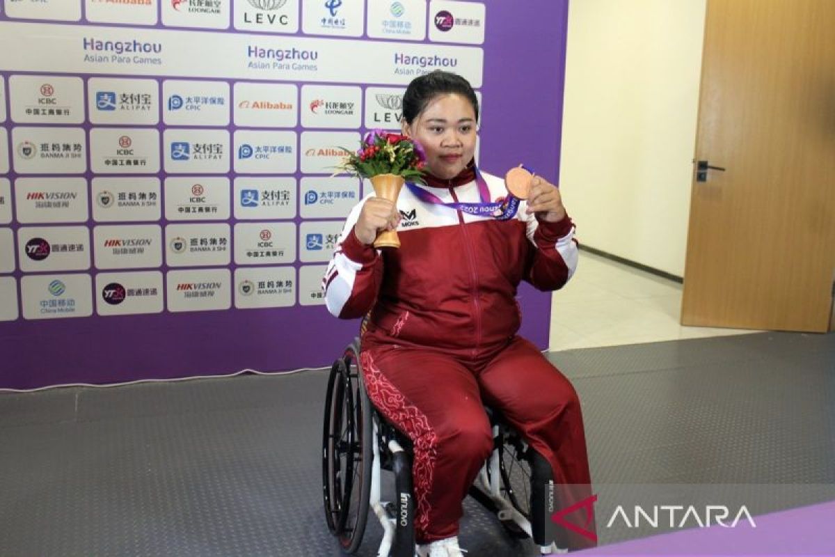 Siti Mahmudah rebut perunggu para powerlifting di  APG Hangzhou