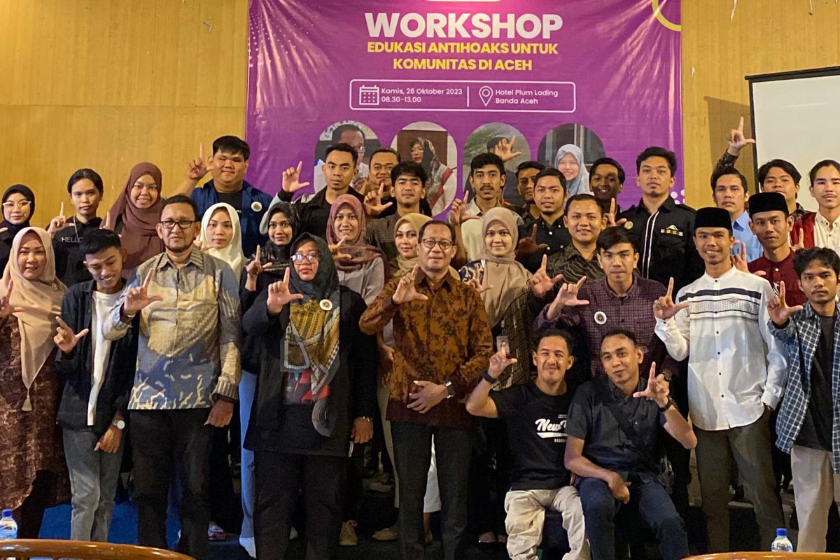 Mafindo latih 50 komunitas di Aceh pencegahan hoaks jelang Pemilu